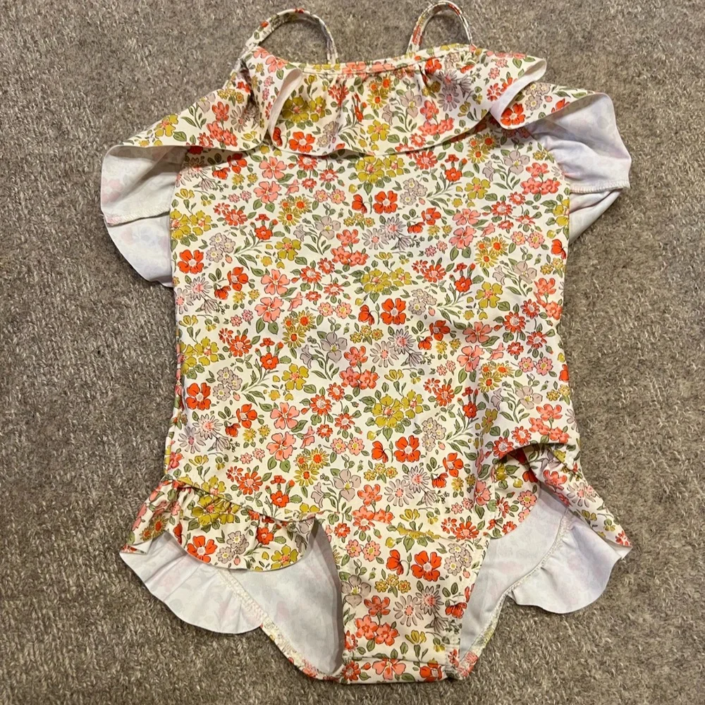 NWT Olivier London 1 Piece Ruffle Swimsuit - Picture 1 of 2
